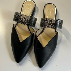Jessica Simpson Leather Black flat